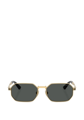 Versace Eyewear geometric-frame sunglasses - Gold