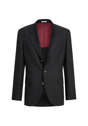 Brunello Cucinelli single-breasted blazer - Black