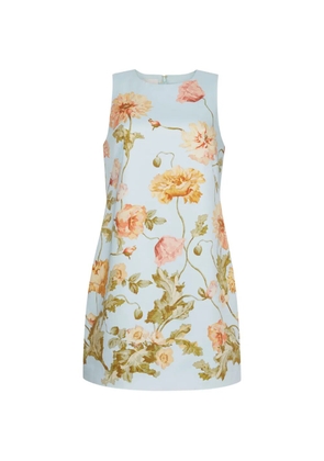 Cara Cara Mackenzie floral-print mini dress - Blue