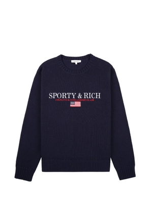 Sporty & Rich S&R Nautical crewneck graphic sweatshirt - Blue