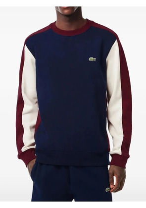Lacoste colourblock logo-detail sweatshirt - Blue