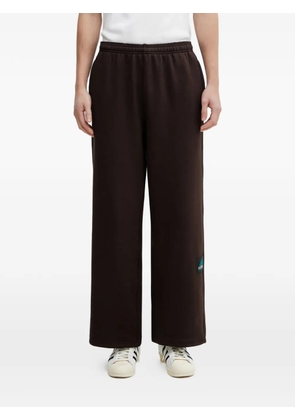 adidas logo patch trousers - Brown