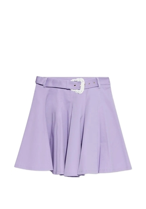 Versace Jeans Couture A-line belted skirt - Purple