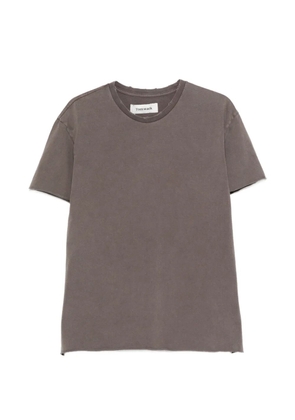 TONYWACK faded brown raw T-shirt - Grey