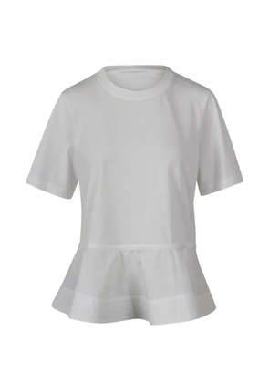 Jovonna flared-hem T-shirt - White