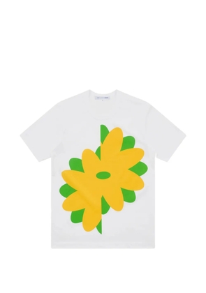 Comme Des Garçons Shirt floral-print T-shirt - White