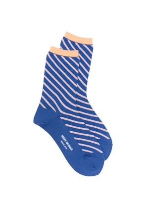 Issey Miyake striped socks - Blue