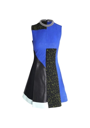 Proenza Schouler patchwork mini dress - Blue