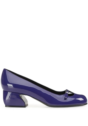 Sergio Rossi Si Rossie 45mm leather pumps - Blue