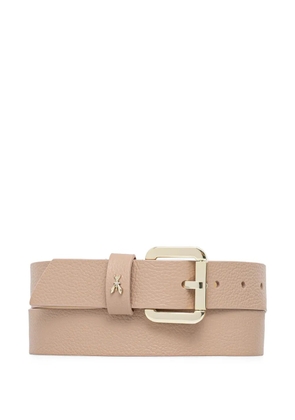 Patrizia Pepe logo-detail buckle belt - Neutrals