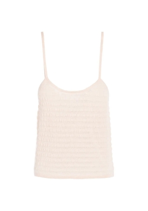 Barrie embossed knit top - Pink