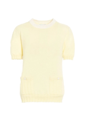 Barrie with ribbed detailing top - Yellow