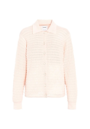 Barrie shirt embossed knitwear - Pink