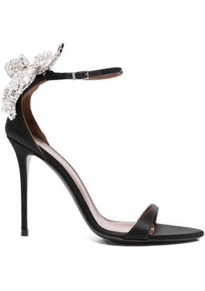 Giuseppe Zanotti 100mm embellished stiletto heeled sandals - Black