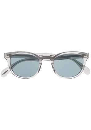Oliver Peoples Sheldrake tinted round-frame sunglasses - Grey