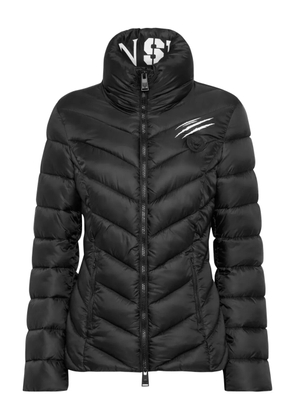 Plein Sport quilted puffer jacket - Black