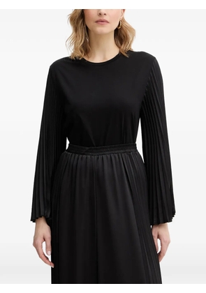 TWINSET pleated-sleeve blouse - Black