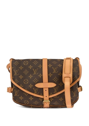 Louis Vuitton Pre-Owned 1997 30 Monogram Saumur shoulder bag - Brown