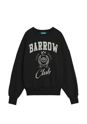 BARROW open-back sweatshirt - Black