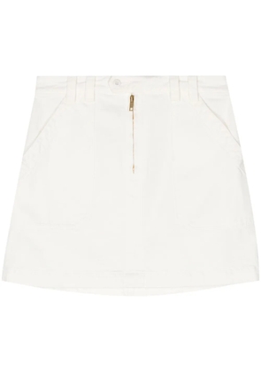 A.P.C. Sarah denim mini skirt - White
