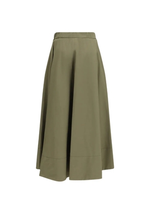 Cruna elasticated-waist skirt - Green