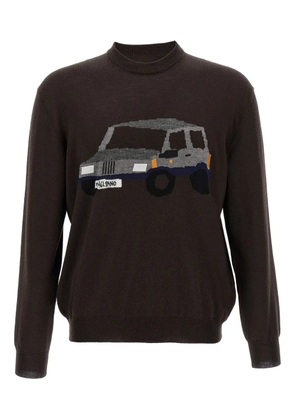 Magliano Pandino-jacquard sweater - Brown
