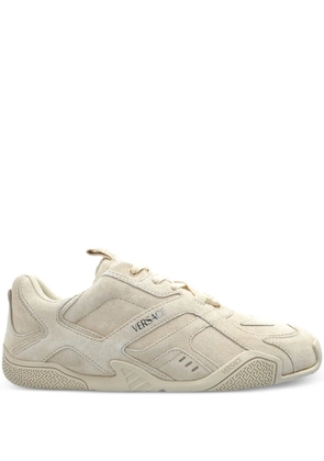 Versace suede sneakers - Neutrals