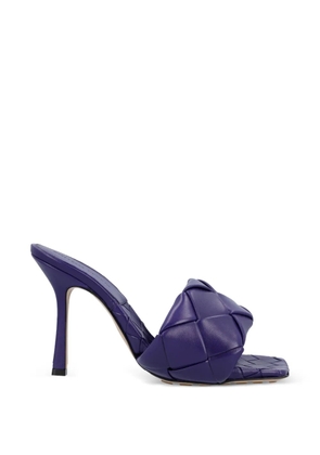 Bottega Veneta Pre-Owned Lido padded leather sandals - Purple