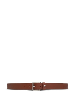 AMI Paris Paris Paris leather belt - Brown