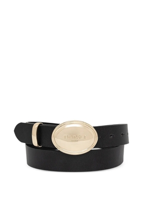 TWINSET oval-buckle belt - Black