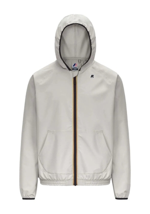 K-Way SIA hooded zip-up jacket - Grey