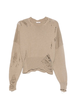 Haikure distressed sweater - Neutrals