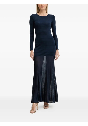 TWINSET knitted pleated dress - Blue