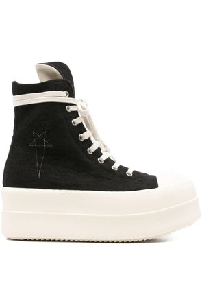 Rick Owens DRKSHDW Mega Bumper star-embroidered sneakers - Black