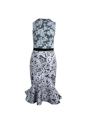 Mary Katrantzou floral sleeveless midi dress - Black
