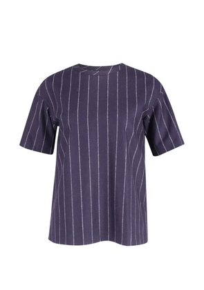 JOSEPH striped short-sleeved top - Blue