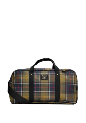 Barbour checked travel bag - Green