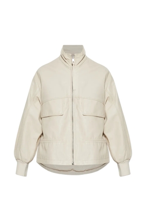 AllSaints Flor zip-up flap-pocket jacket - Neutrals