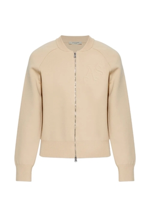 AllSaints Sonny zip-up sweatshirt - Neutrals