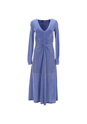 ROTATE BIRGER CHRISTENSEN Sierra ruched V-neck midi dress - Blue