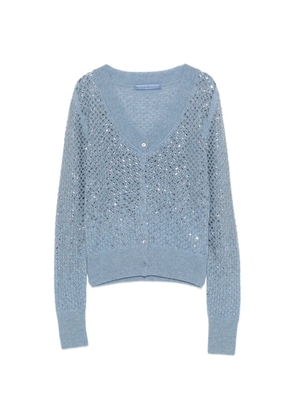 Ermanno Scervino embellished cardigan - Blue