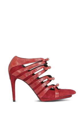 Balenciaga Pre-Owned strappy leather pumps - Red