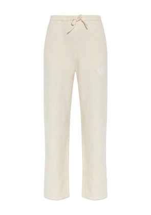 adidas trefoil-logo drawstring trousers - Neutrals