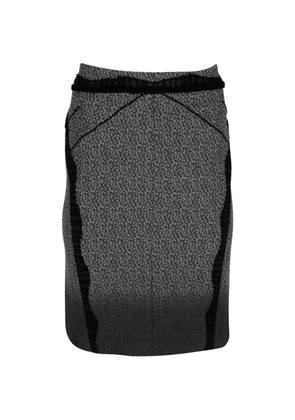 Zac Posen lace-trim pencil midi skirt - Grey