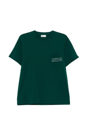 Universal Works logo-detail T-shirt - Green