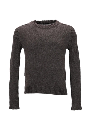 Balmain Pre-Owned crew-neck sweater - Brown