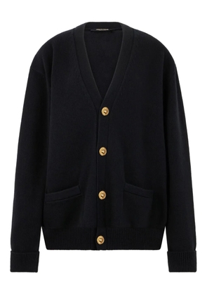 Roberto Cavalli gold button cardigan - Black