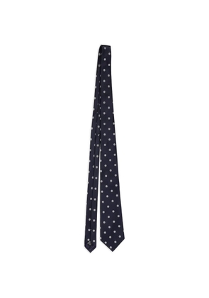 Zegna dotted tie - Blue