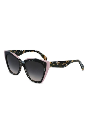 LIU JO abstract-print sunglasses - Black
