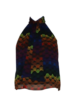 alice + olivia geometric-pattern top - Blue